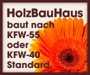 HolzBauHaus baut jedes Haus standardmäßig als KfW-55 Haus!